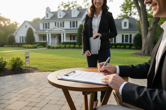 Gör bilden framför ett hus